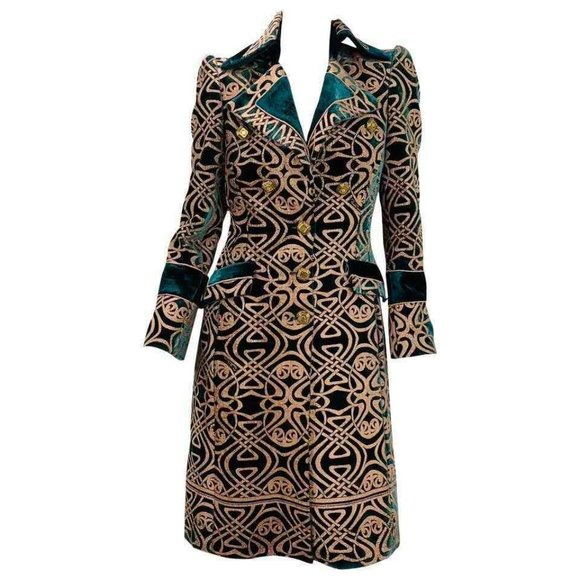 Roberto Cavalli Jackets & Blazers - F/W 2006 Vintage Roberto Cavalli Brocade Velvet Coat